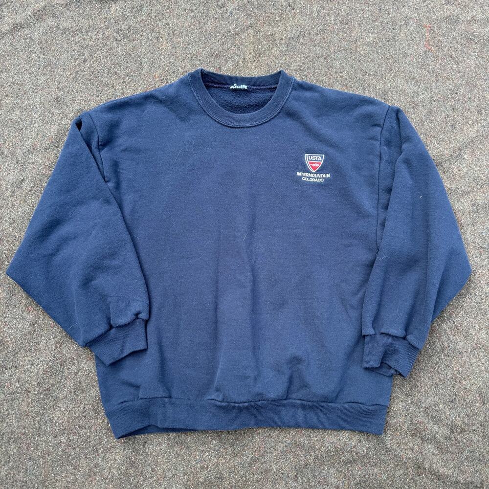 Women's Vintage 2000's USTA Intermountain Colorado Tennis Crewneck Sweatshirt M